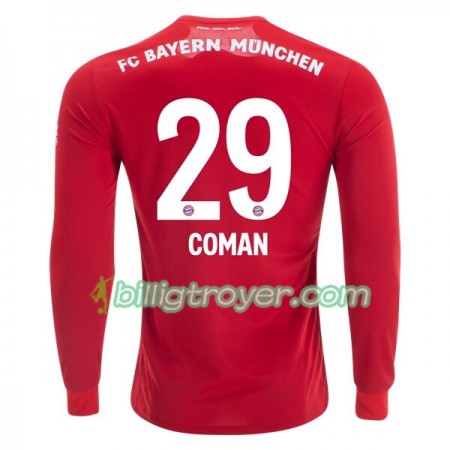 Billige Fotballdrakter FC Bayern München Kingsley Coman 29 Hjemmedraktsett 2019/20 Langermet